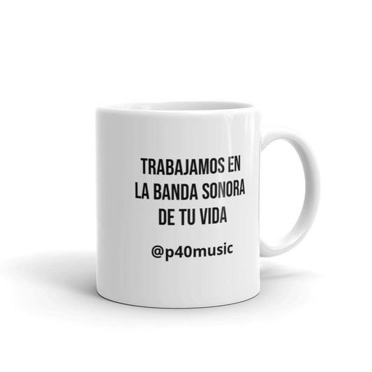 Taza blanca brillante p40