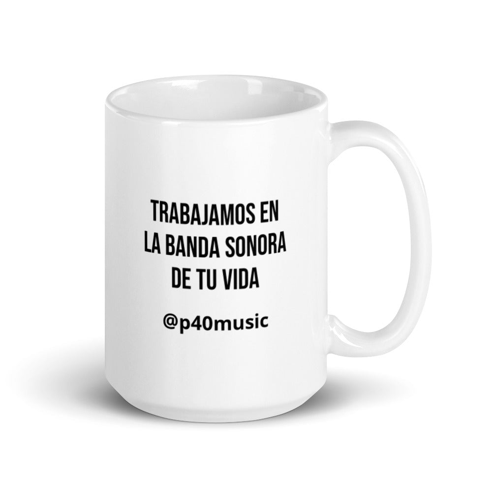 Taza blanca brillante p40